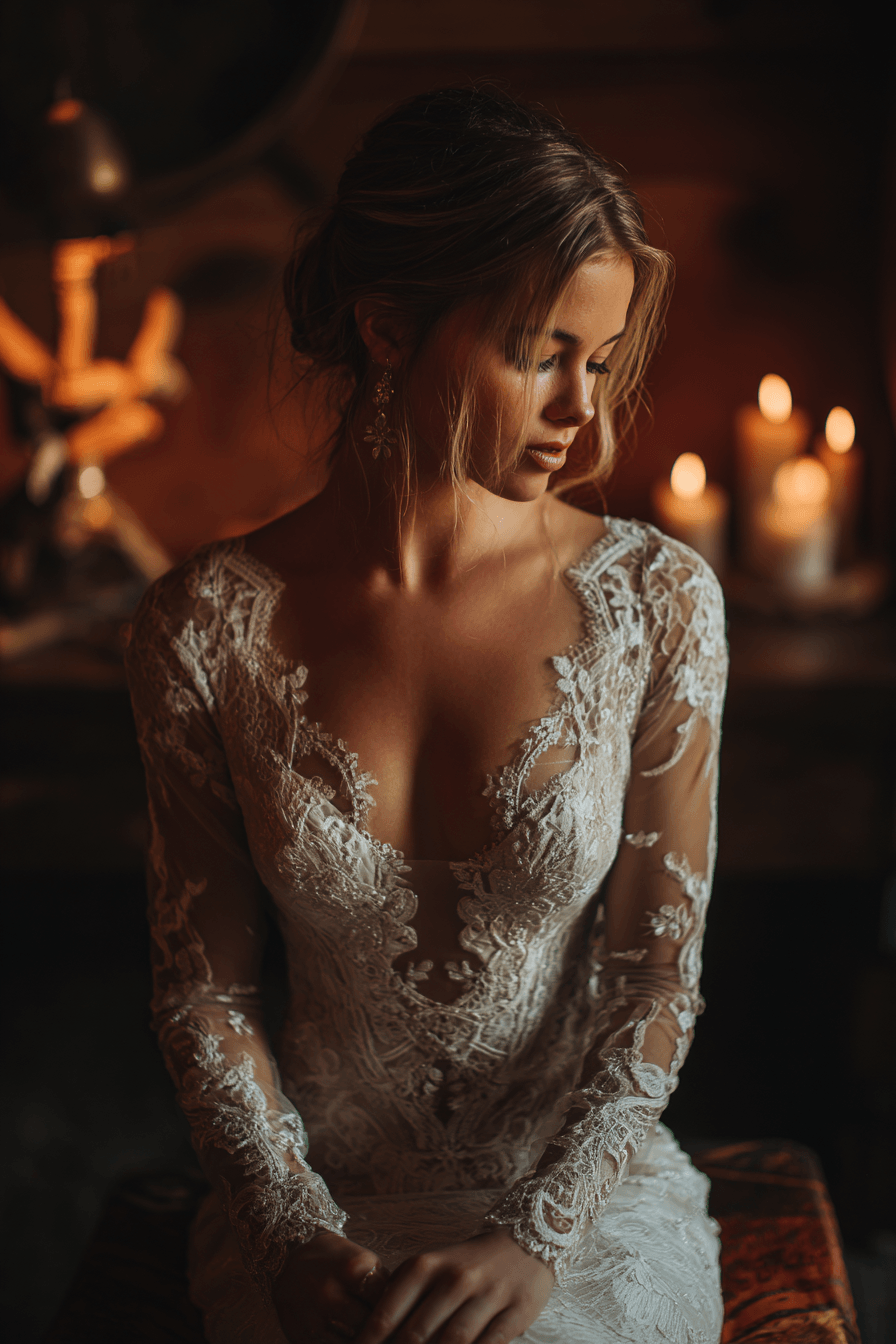 27 Elegant Mermaid Wedding Dresses with Sleeves Every Bride Will Love