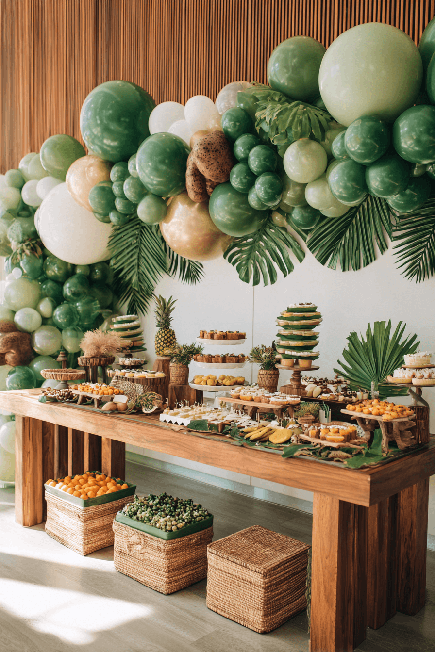 27 Jungle Safari Birthday Party Decorations That Wow Guests