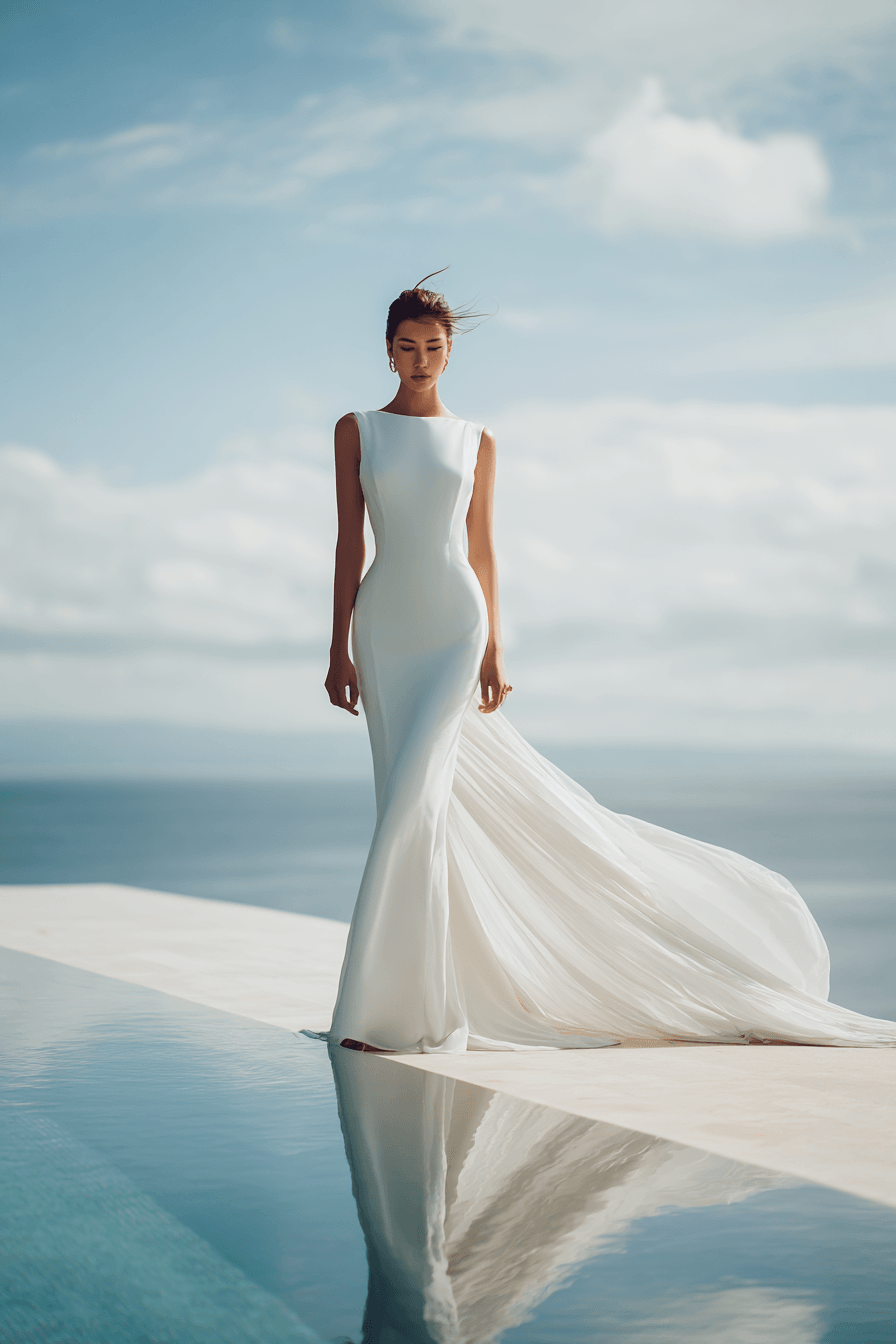 27 Breezy Beach Wedding Dress Ideas for Effortless Bridal Style
