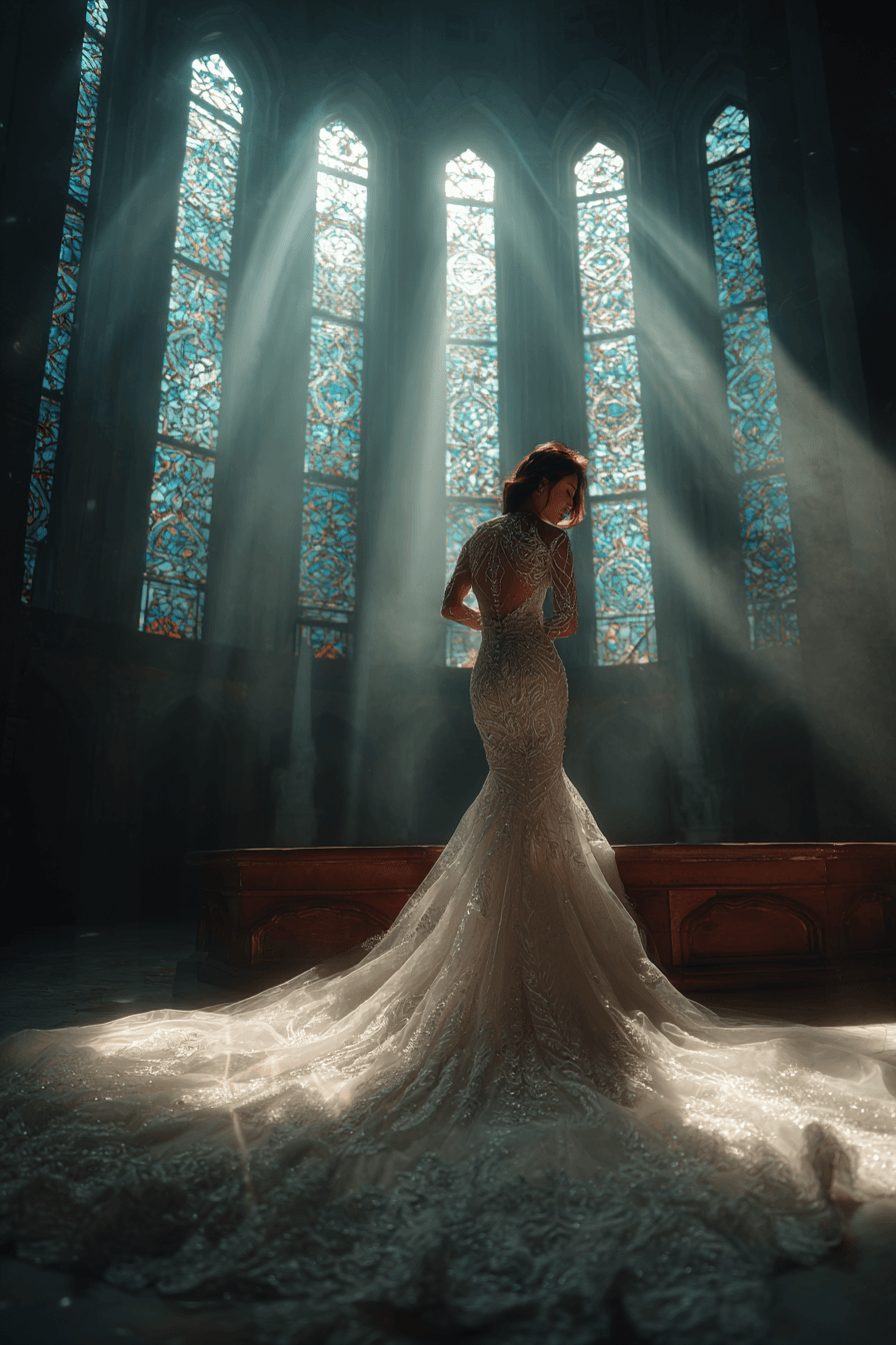 27 Elegant Mermaid Wedding Dresses with Sleeves Every Bride Will Love