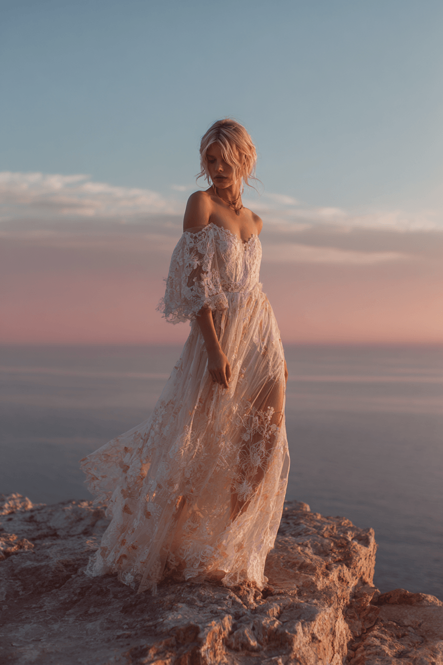 27 Breezy Beach Wedding Dress Ideas for Effortless Bridal Style