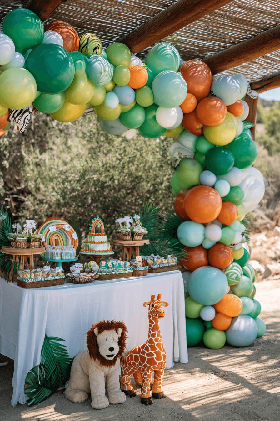 27 Jungle Safari Birthday Party Decorations That Wow Guests