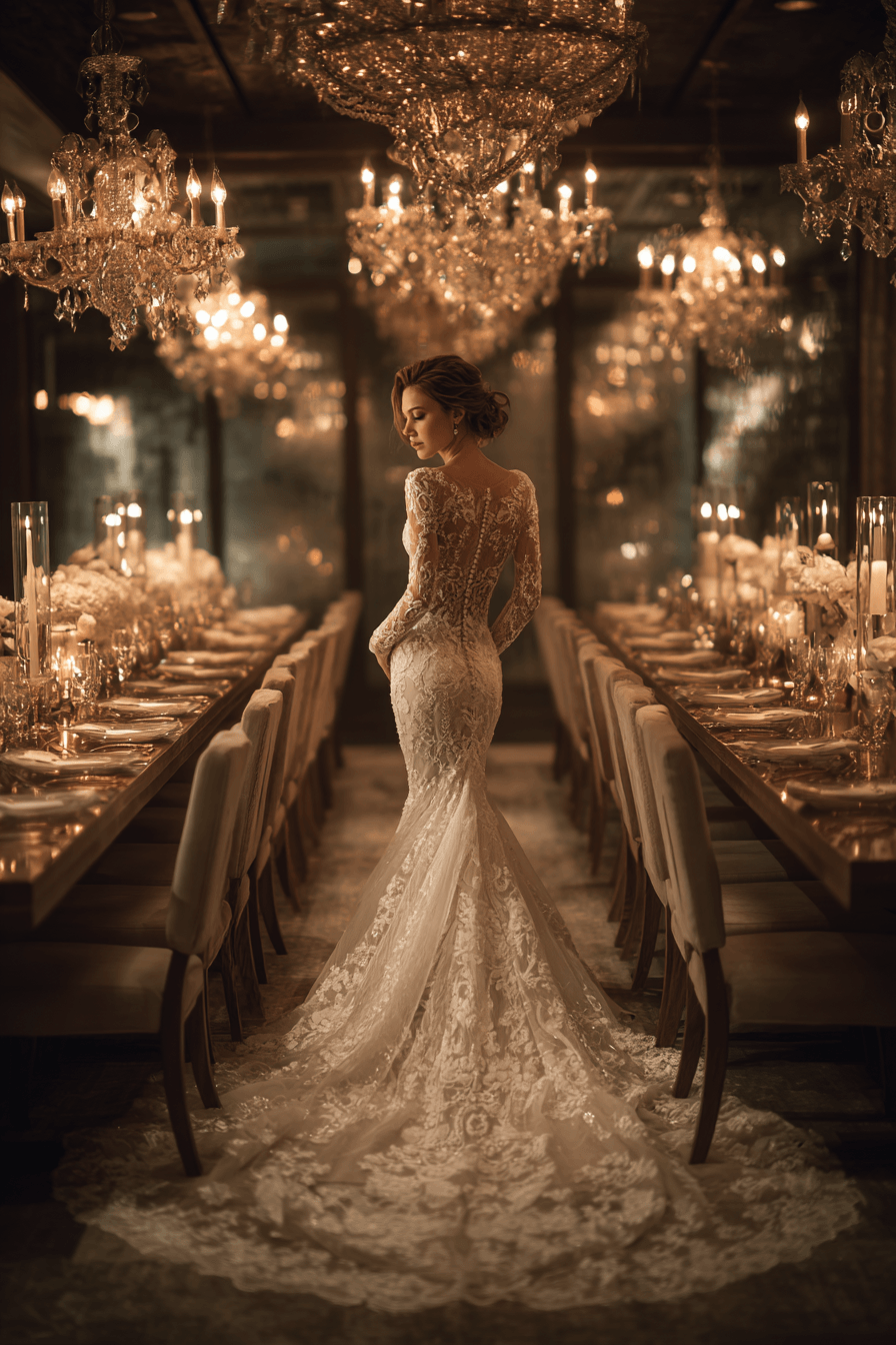 27 Elegant Mermaid Wedding Dresses with Sleeves Every Bride Will Love