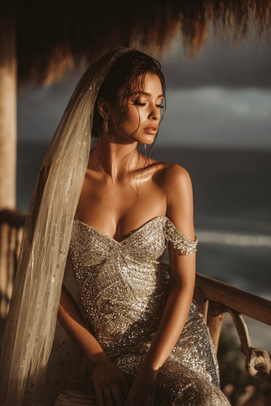 27 Breezy Beach Wedding Dress Ideas for Effortless Bridal Style
