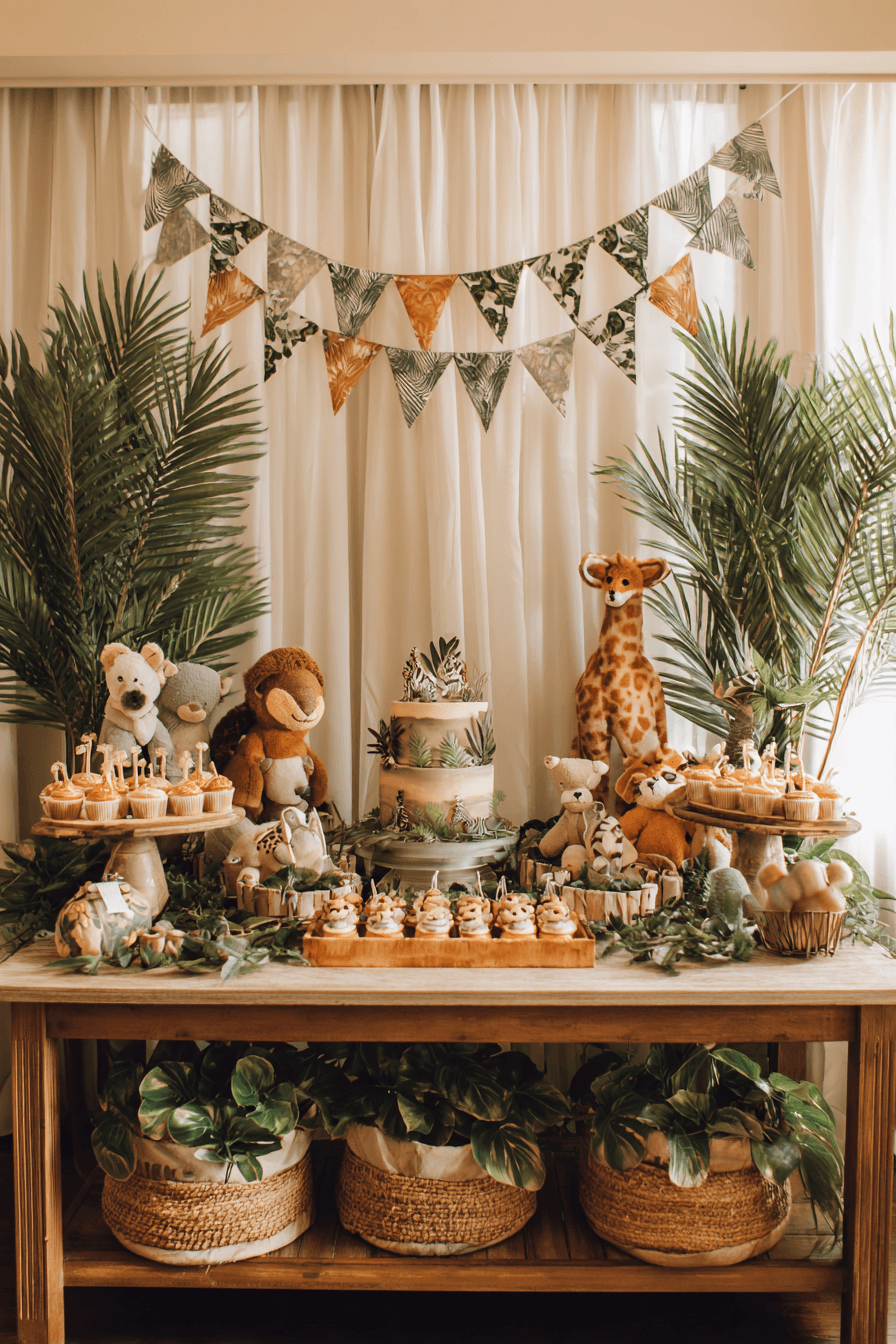 27 Jungle Safari Birthday Party Decorations That Wow Guests