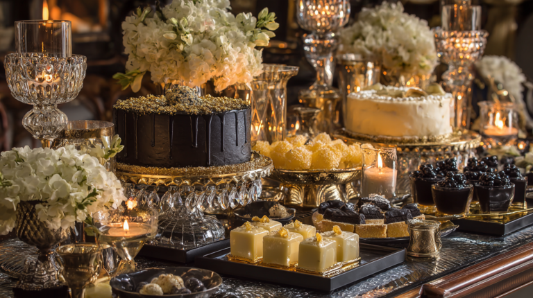 27 Elegant Black and Gold Dinner Party Ideas for a Luxe Celebration