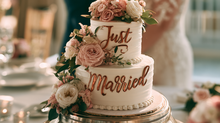 27 Romantic Just Married Cake Ideas for Your Special Day