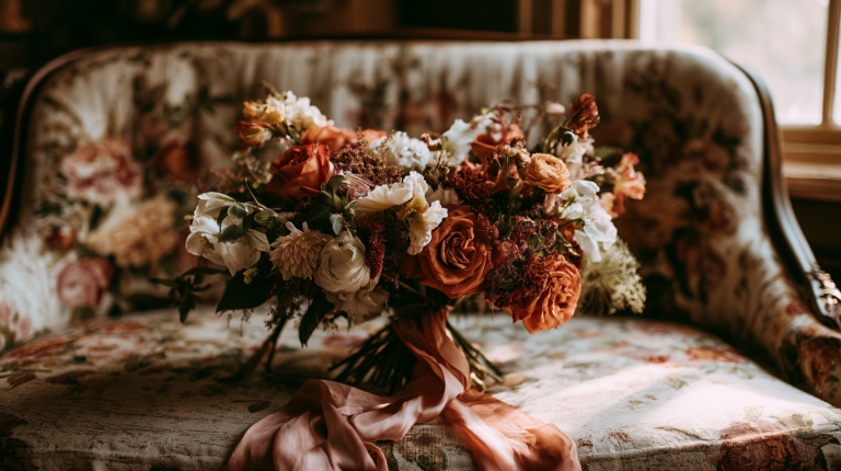 27 Burnt Orange Wedding Flower Arrangements You'll Absolutely Love