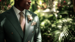 27 Best Green Groom Attire Combinations for Wedding Style