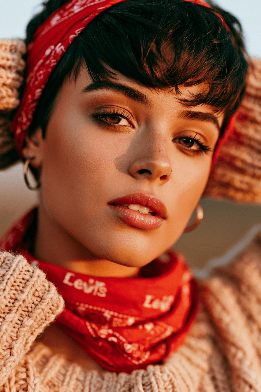 27 Stylish Bandana Hairstyles for Short Hair for Every Occasion