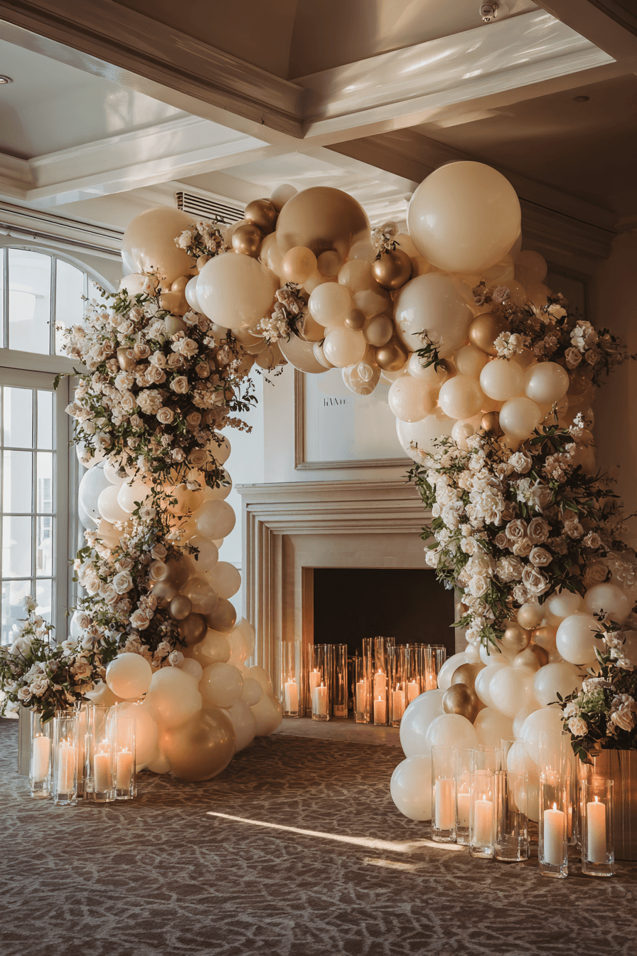 27 Gorgeous Balloon Decoration Ideas for Wedding Venues