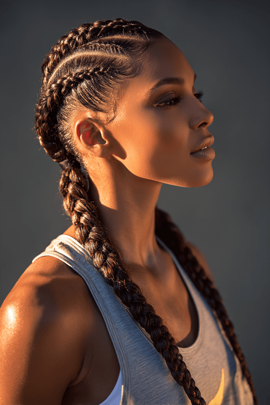 27 Easy and Stylish Braided Cornrow Hairstyles to Copy