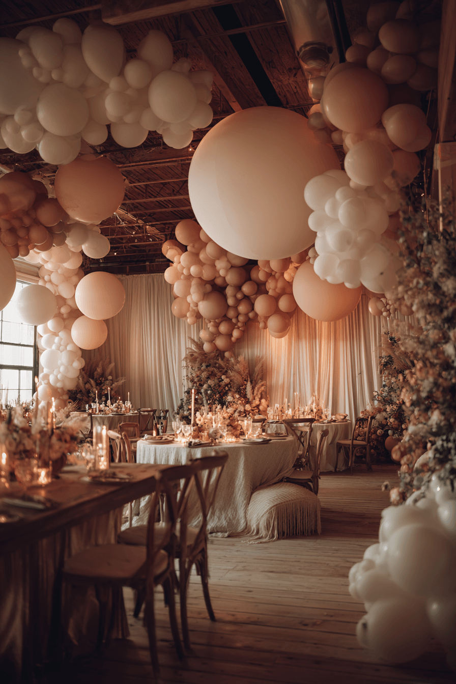27 Gorgeous Balloon Decoration Ideas for Wedding Venues