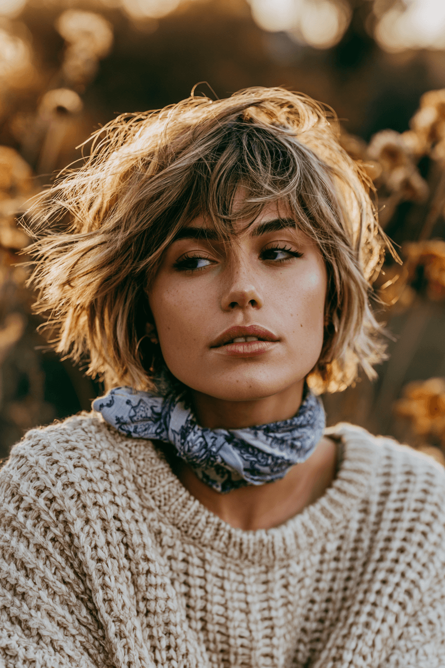 27 Stylish Bandana Hairstyles for Short Hair for Every Occasion