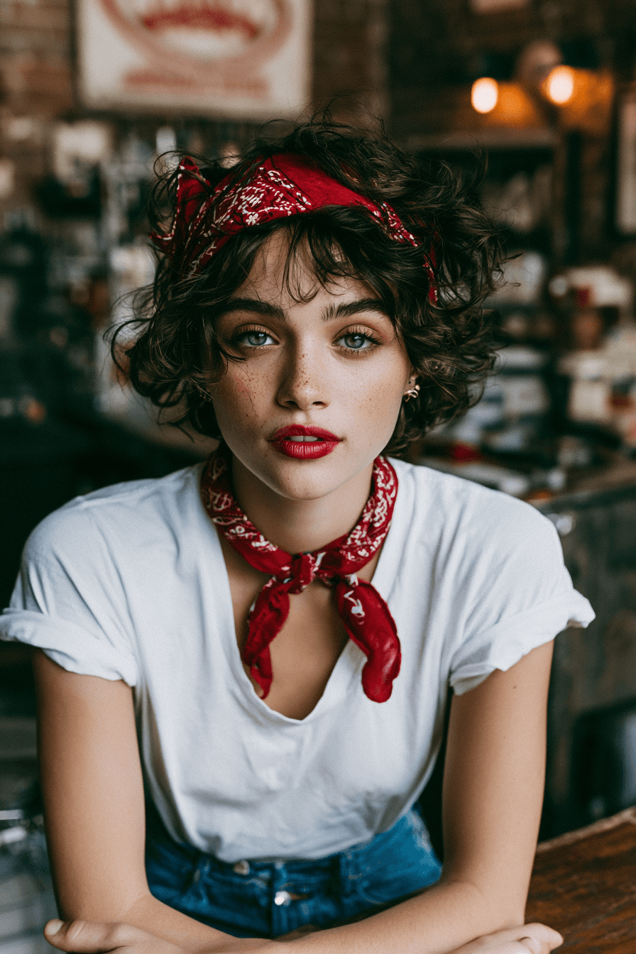 27 Stylish Bandana Hairstyles for Short Hair for Every Occasion