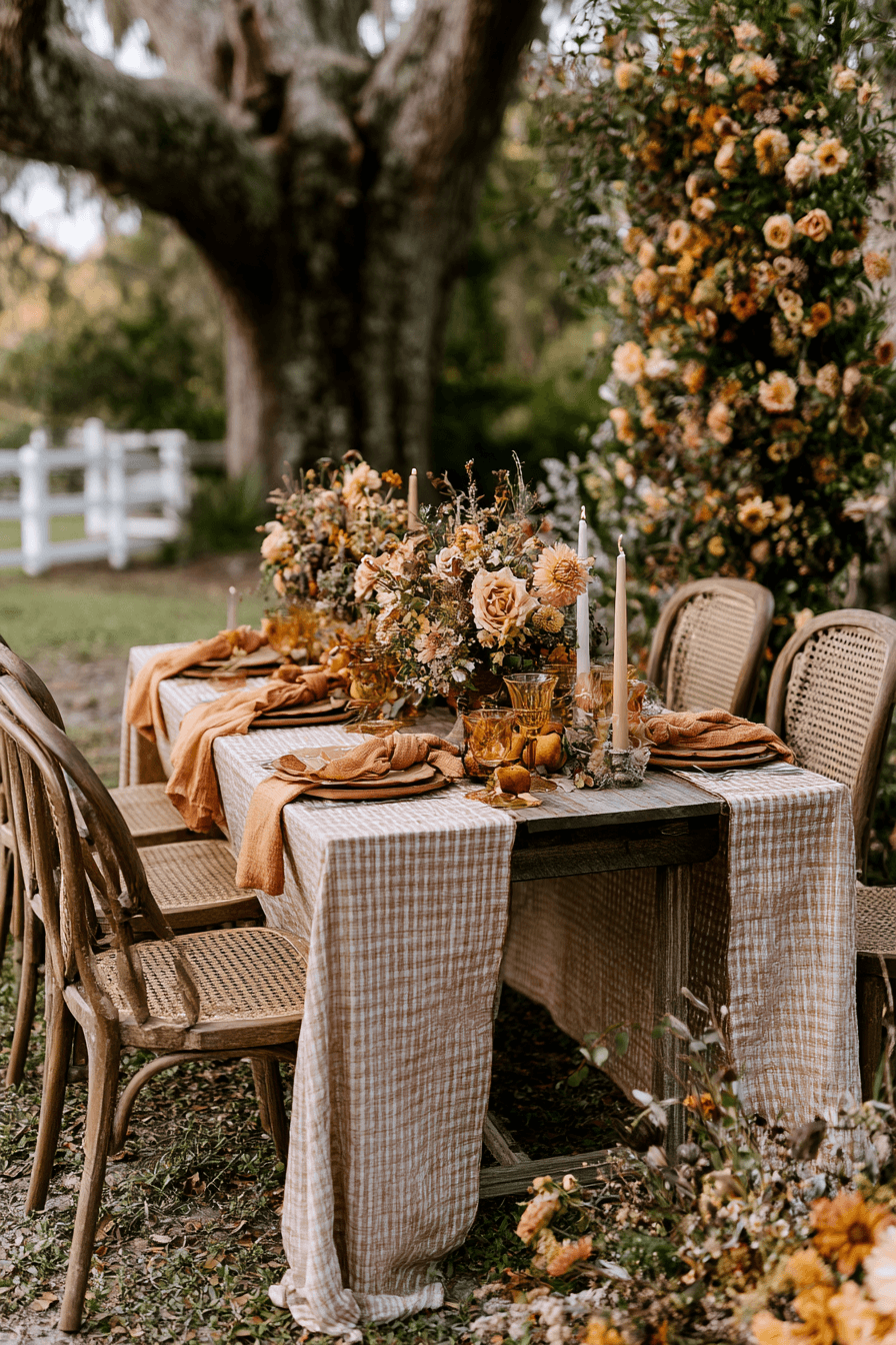 27 Cozy Fall Outdoor Wedding Inspirations for Your Big Day