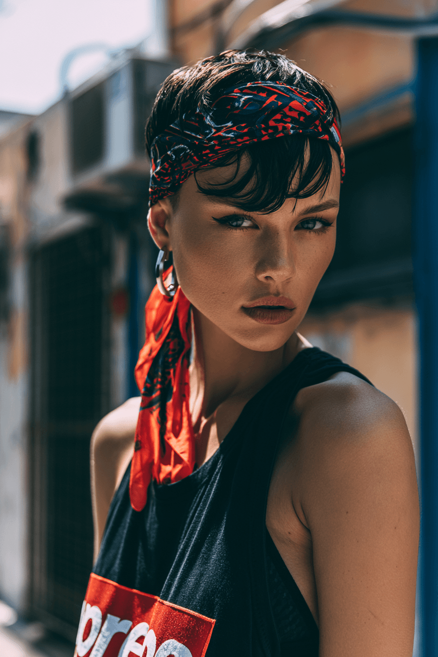 27 Stylish Bandana Hairstyles for Short Hair for Every Occasion