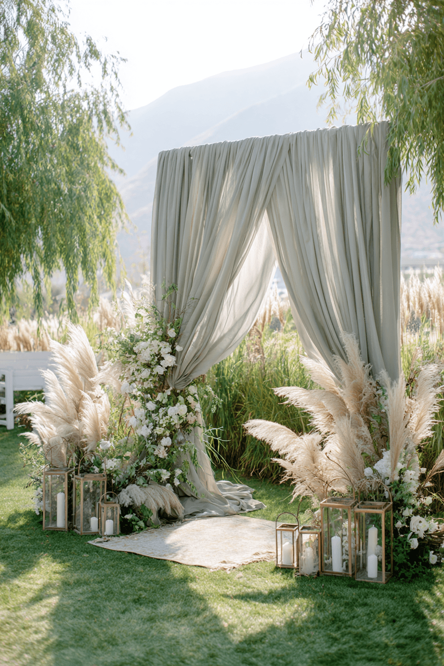 27 Sage Green Wedding Backdrop Ideas for an Elegant Celebration
