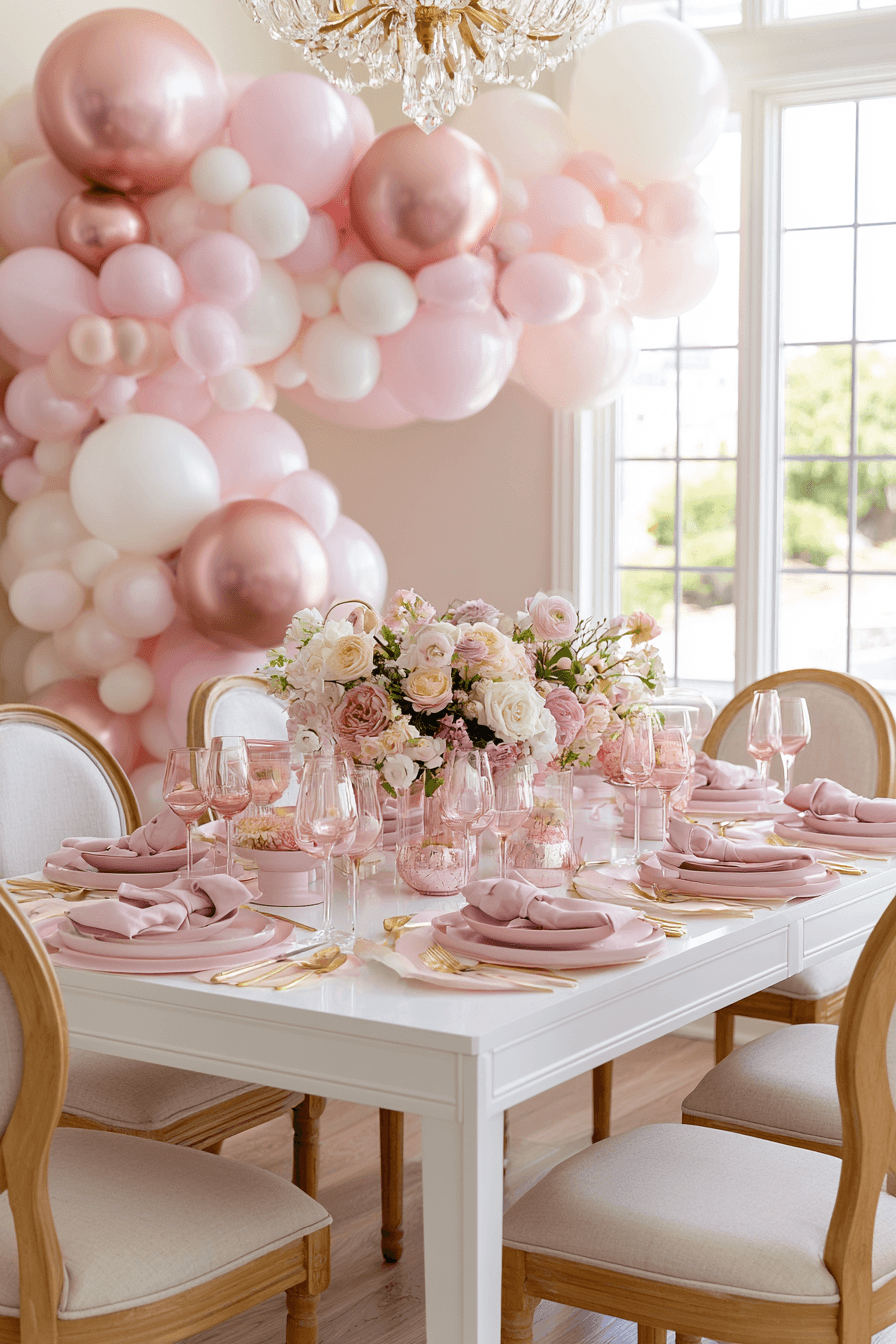 27 Creative Pink and White Birthday Decor Ideas for a Dreamy Event