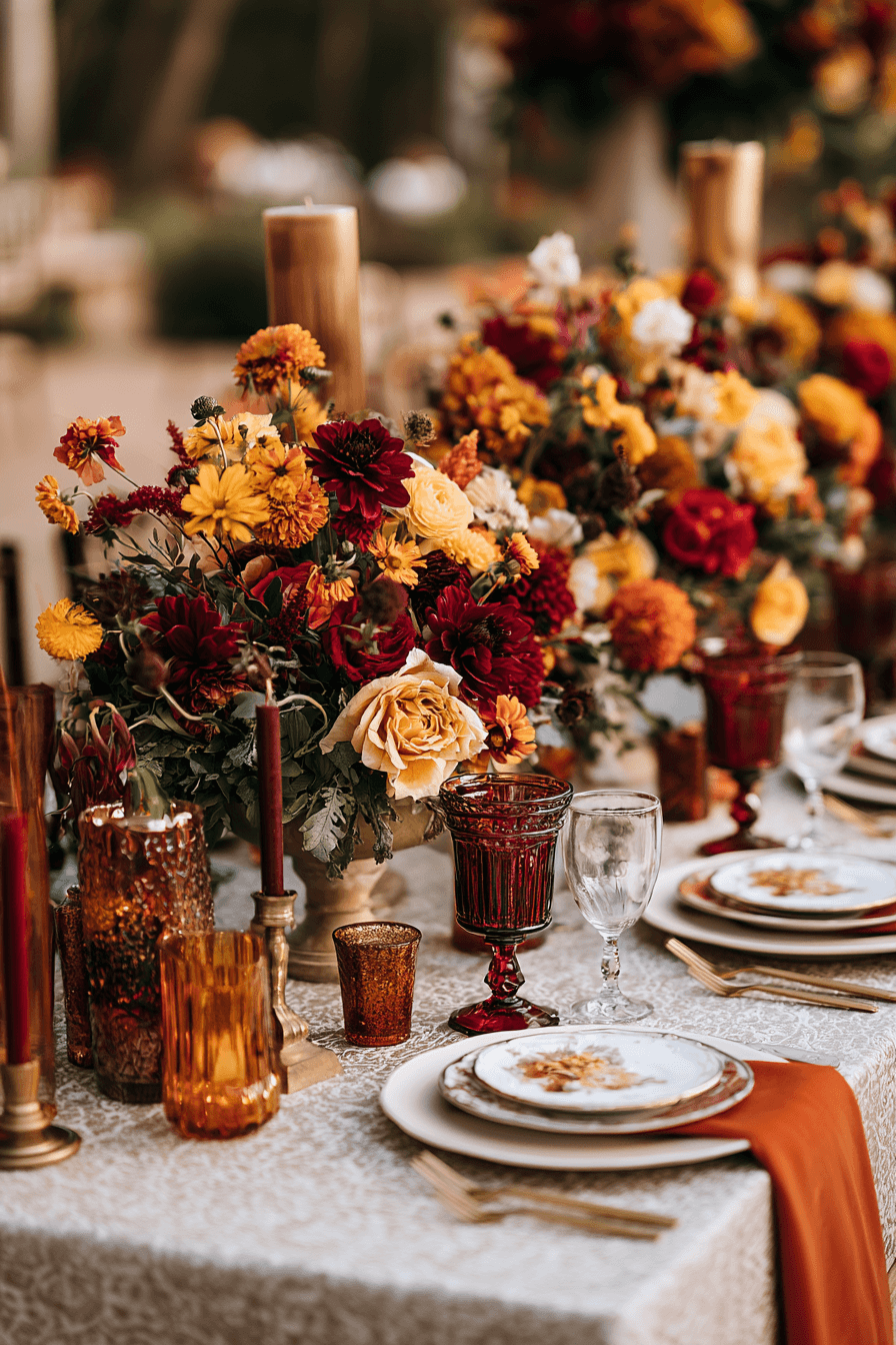 27 Cozy Fall Outdoor Wedding Inspirations for Your Big Day