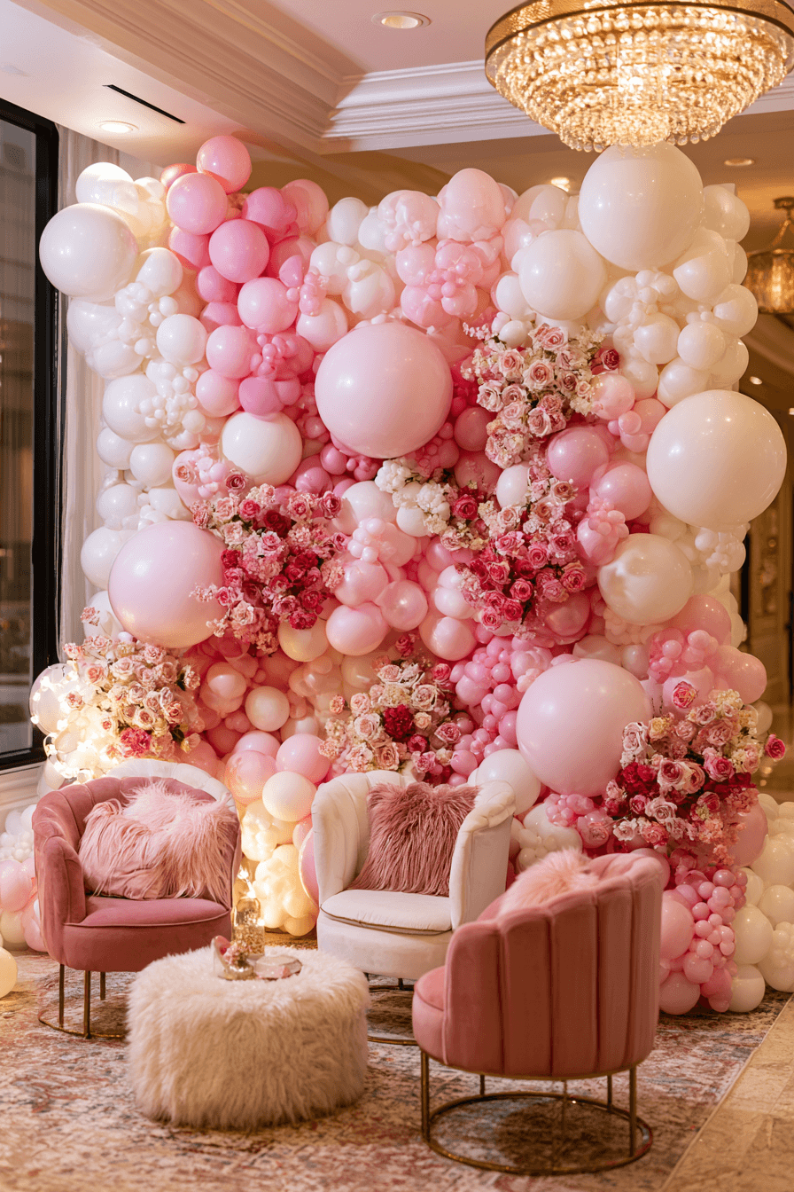 27 Creative Pink and White Birthday Decor Ideas for a Dreamy Event