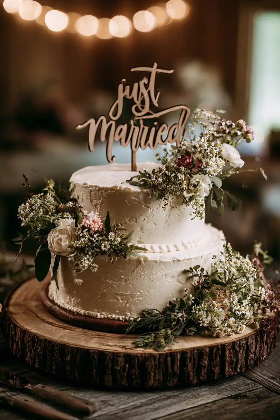 27 Romantic Just Married Cake Ideas for Your Special Day