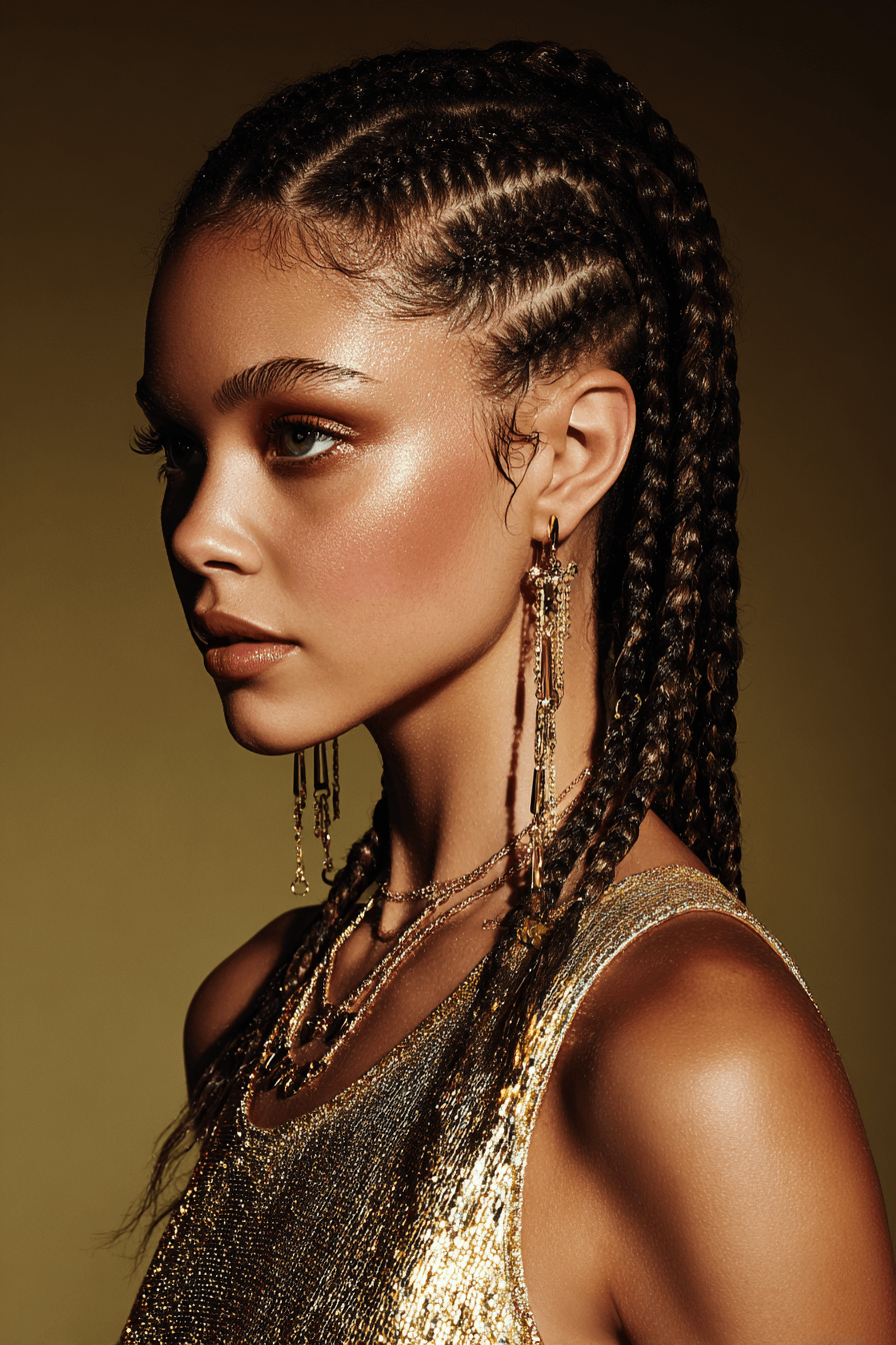 27 Easy and Stylish Braided Cornrow Hairstyles to Copy