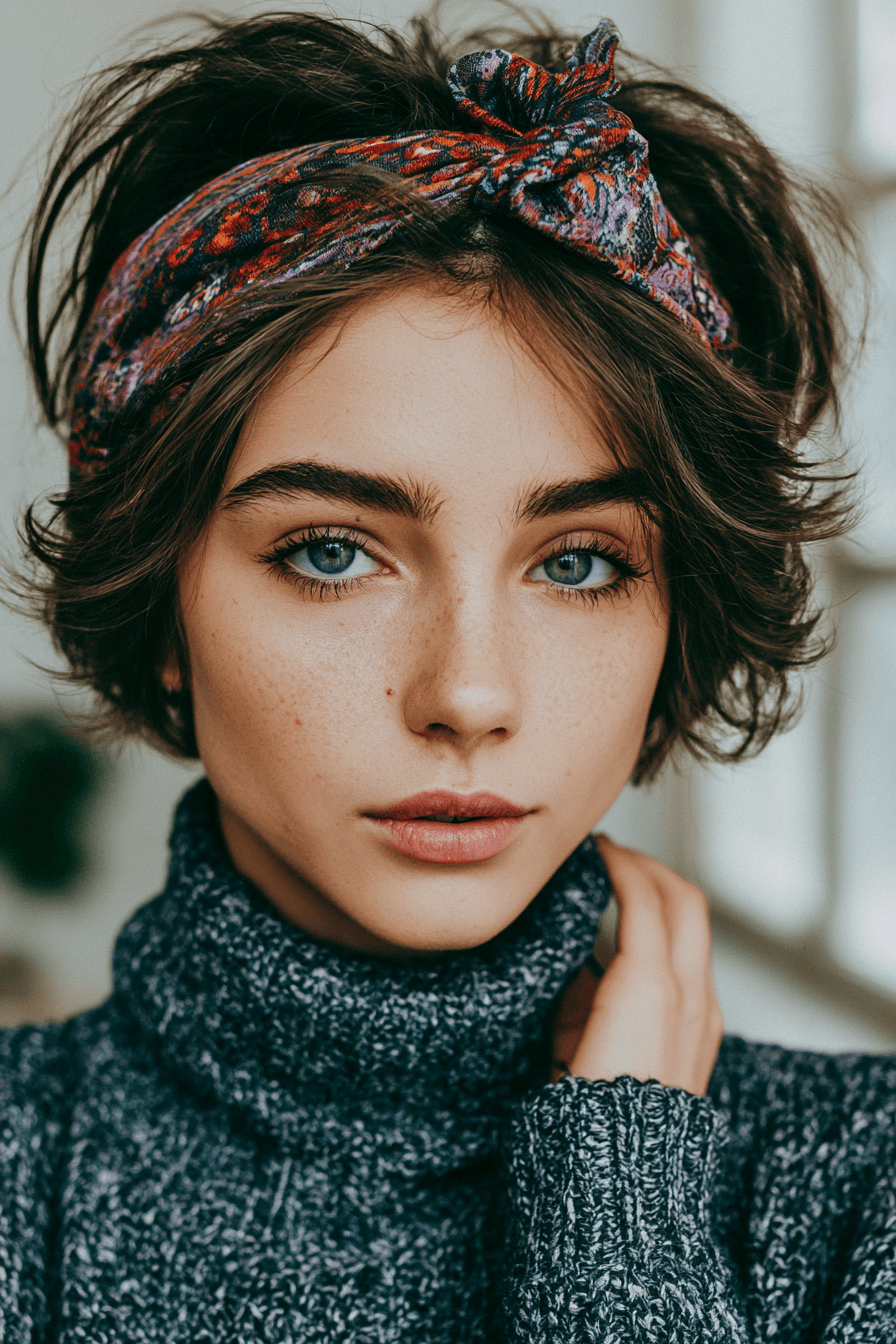 27 Stylish Bandana Hairstyles for Short Hair for Every Occasion
