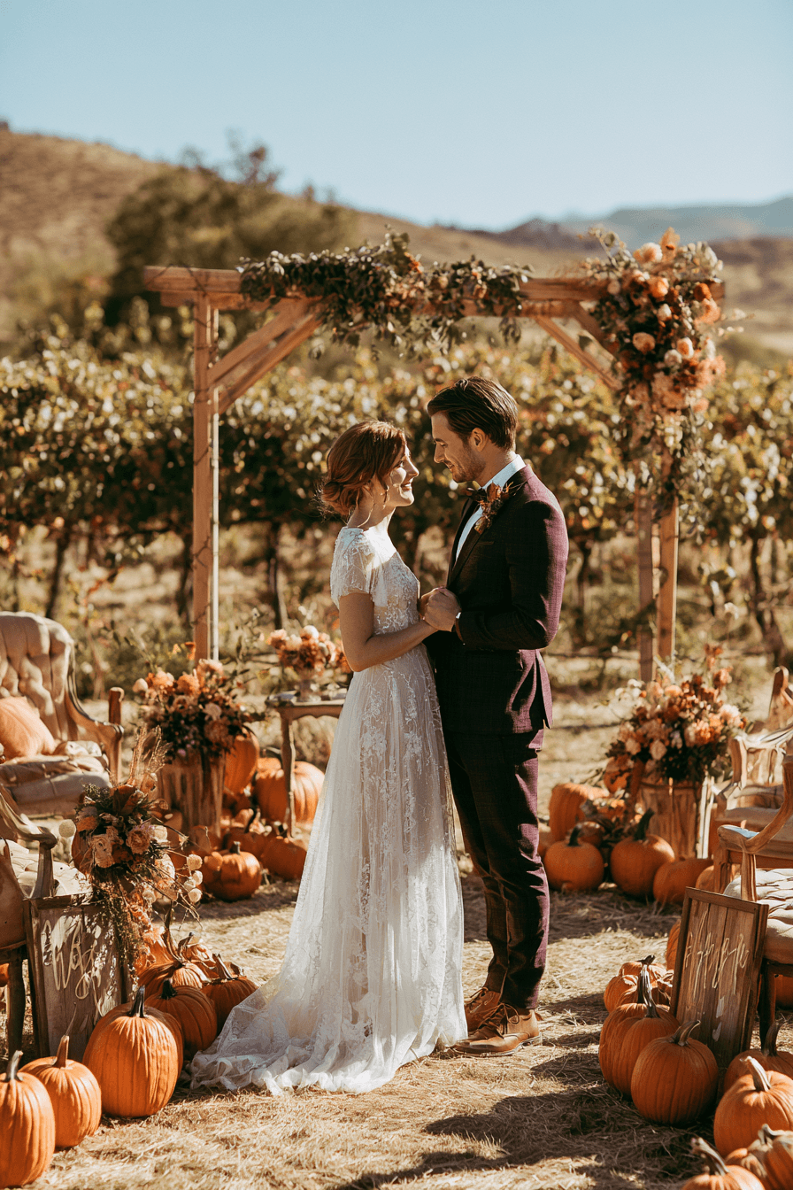 27 Cozy Fall Outdoor Wedding Inspirations for Your Big Day