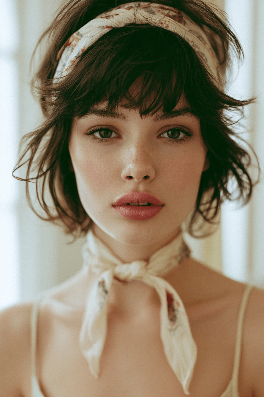 27 Stylish Bandana Hairstyles for Short Hair for Every Occasion