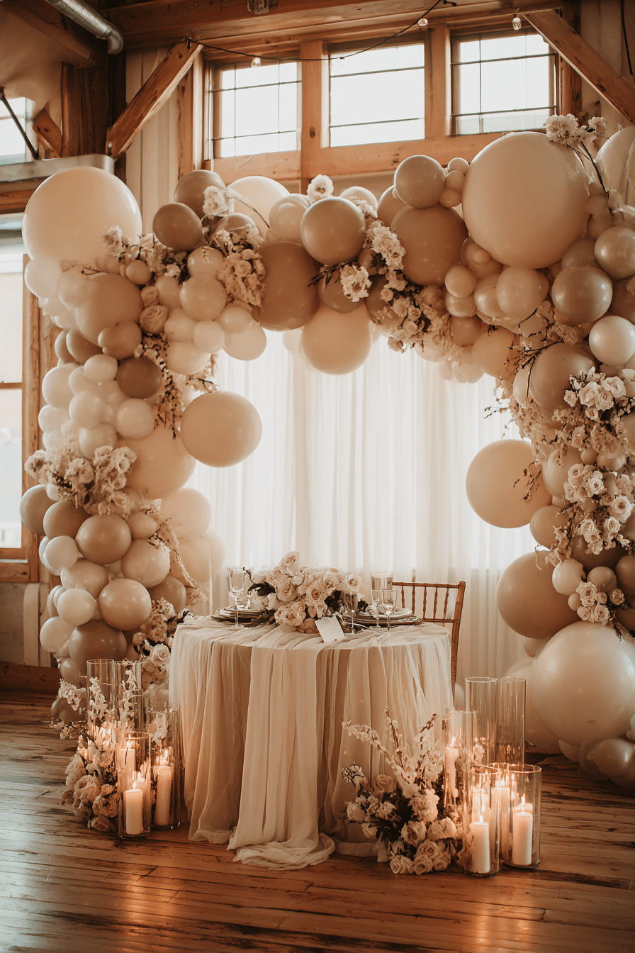 27 Gorgeous Balloon Decoration Ideas for Wedding Venues