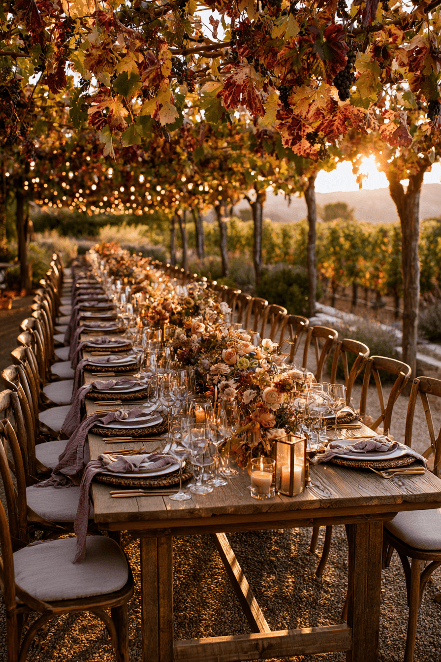 27 Cozy Fall Outdoor Wedding Inspirations for Your Big Day
