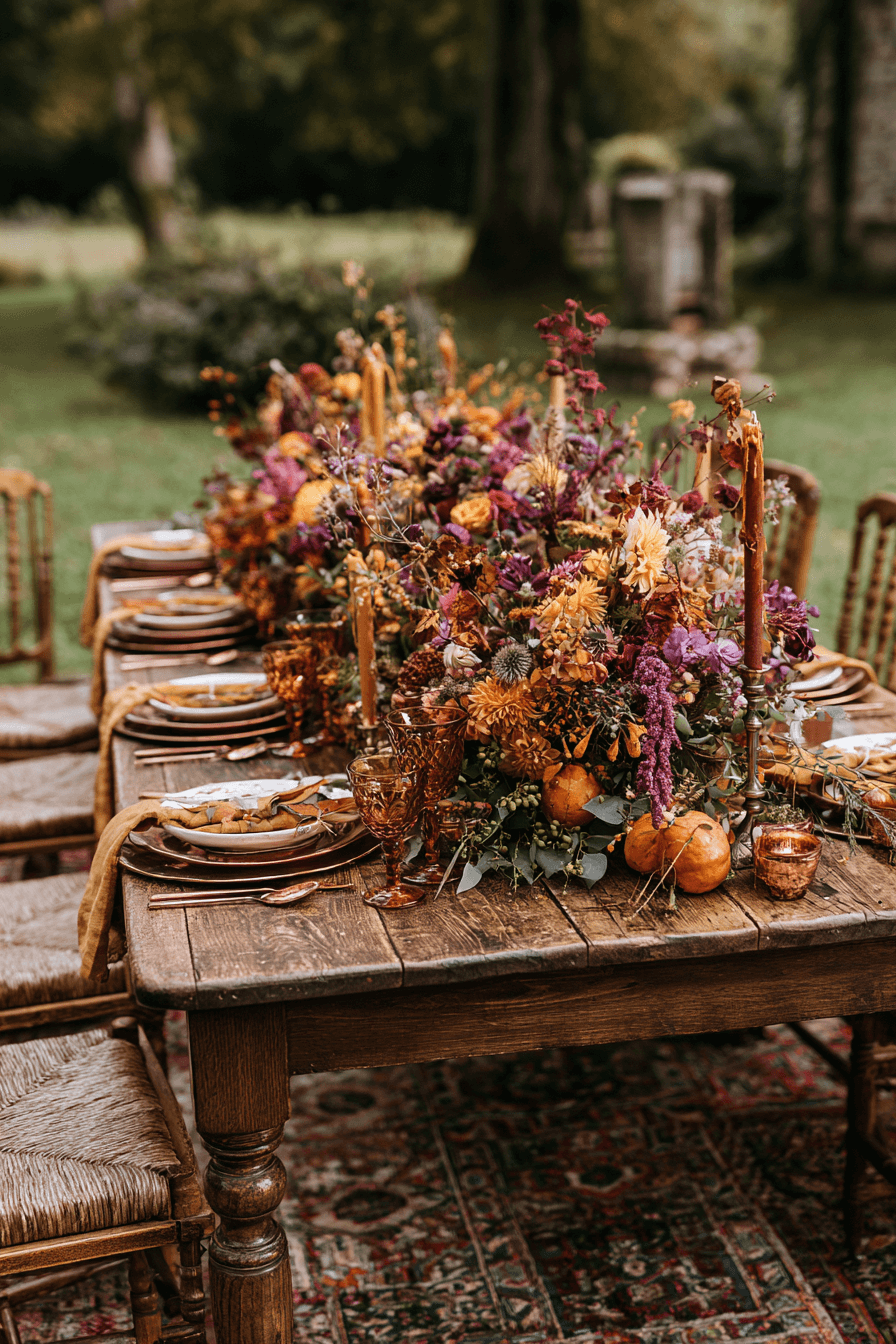 27 Cozy Fall Outdoor Wedding Inspirations for Your Big Day
