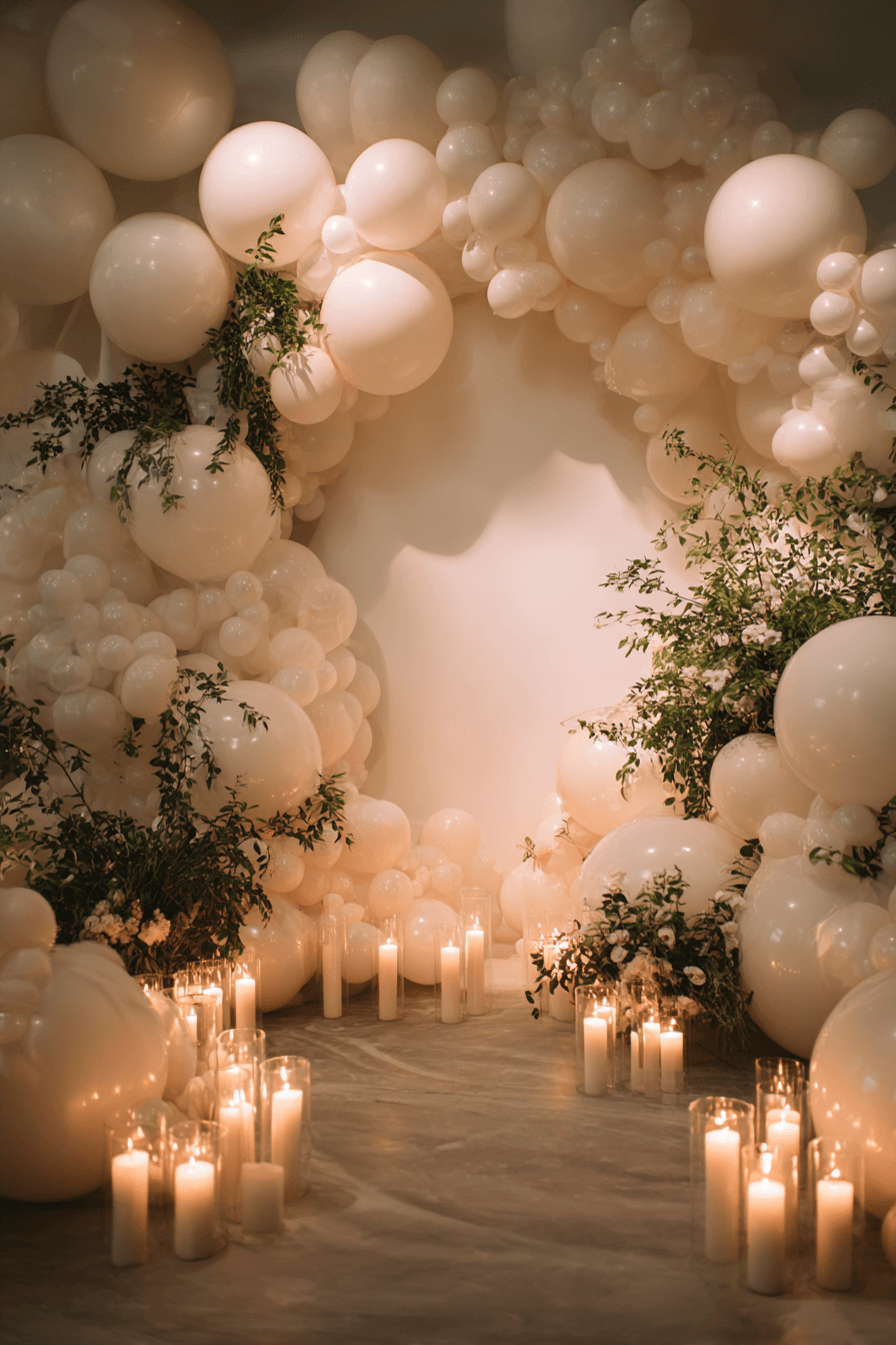 27 Gorgeous Balloon Decoration Ideas for Wedding Venues