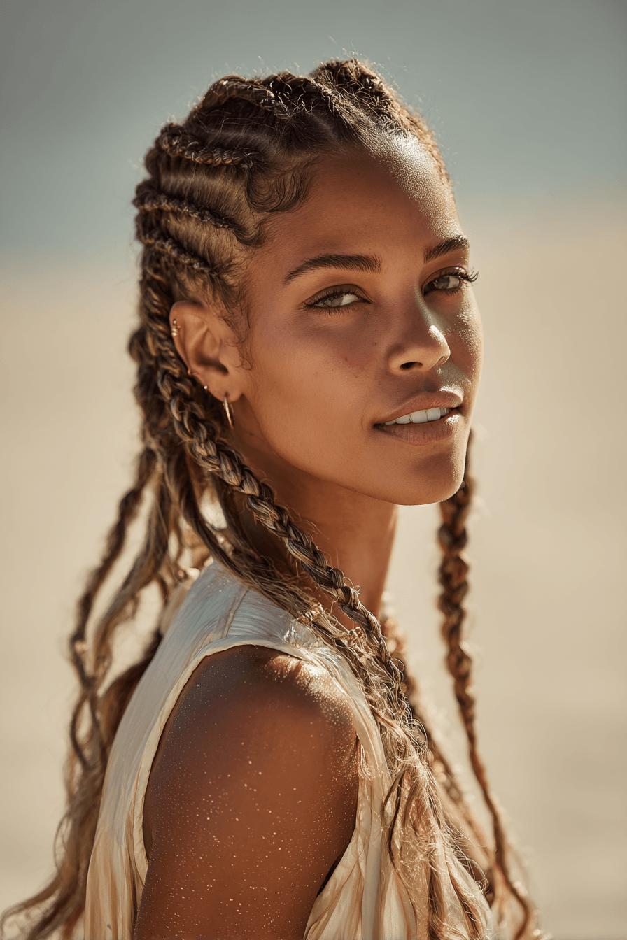 27 Easy and Stylish Braided Cornrow Hairstyles to Copy