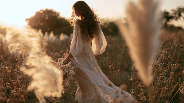 27 Chic Boho Wedding Dress Ideas for a Romantic Wedding