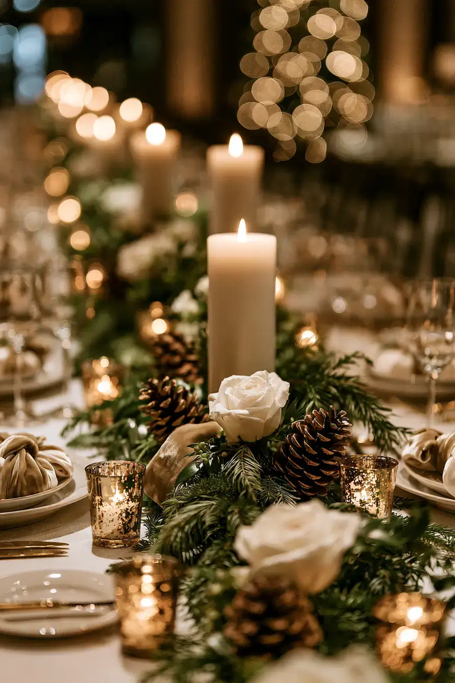 27 Breathtaking Christmas Wedding Centerpieces to Inspire Your Dream Wedding