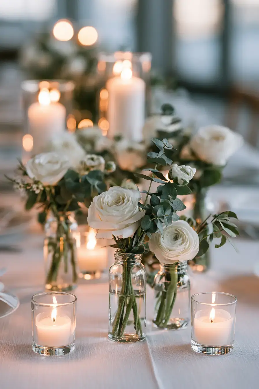 27 Simple Yet Elegant Bud Vase Wedding Centerpiece Ideas