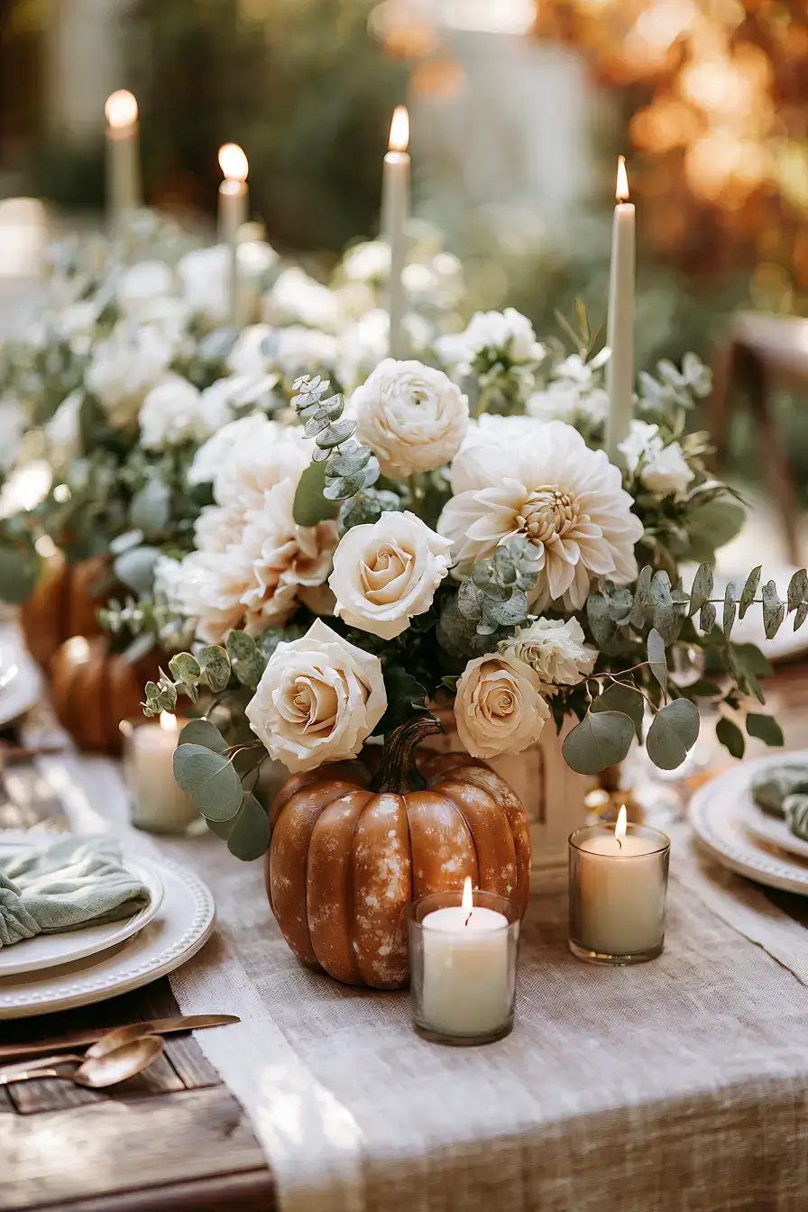 27 Beautiful Fall Wedding Centerpieces for a Cozy Autumn Celebration