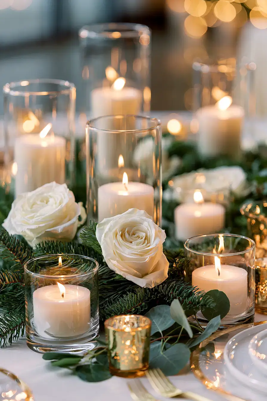 27 Breathtaking Christmas Wedding Centerpieces to Inspire Your Dream Wedding