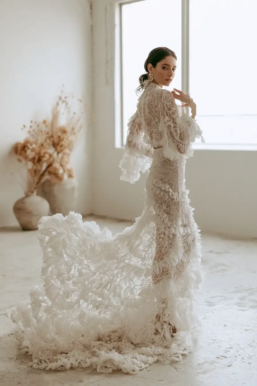 27 Chic Boho Wedding Dress Ideas for a Romantic Wedding