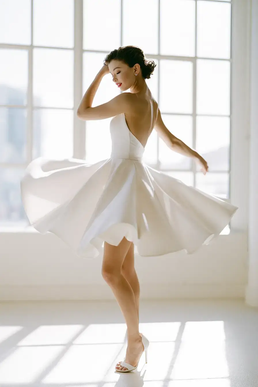 27 Elegant Mini Wedding Dresses for Civil Weddings