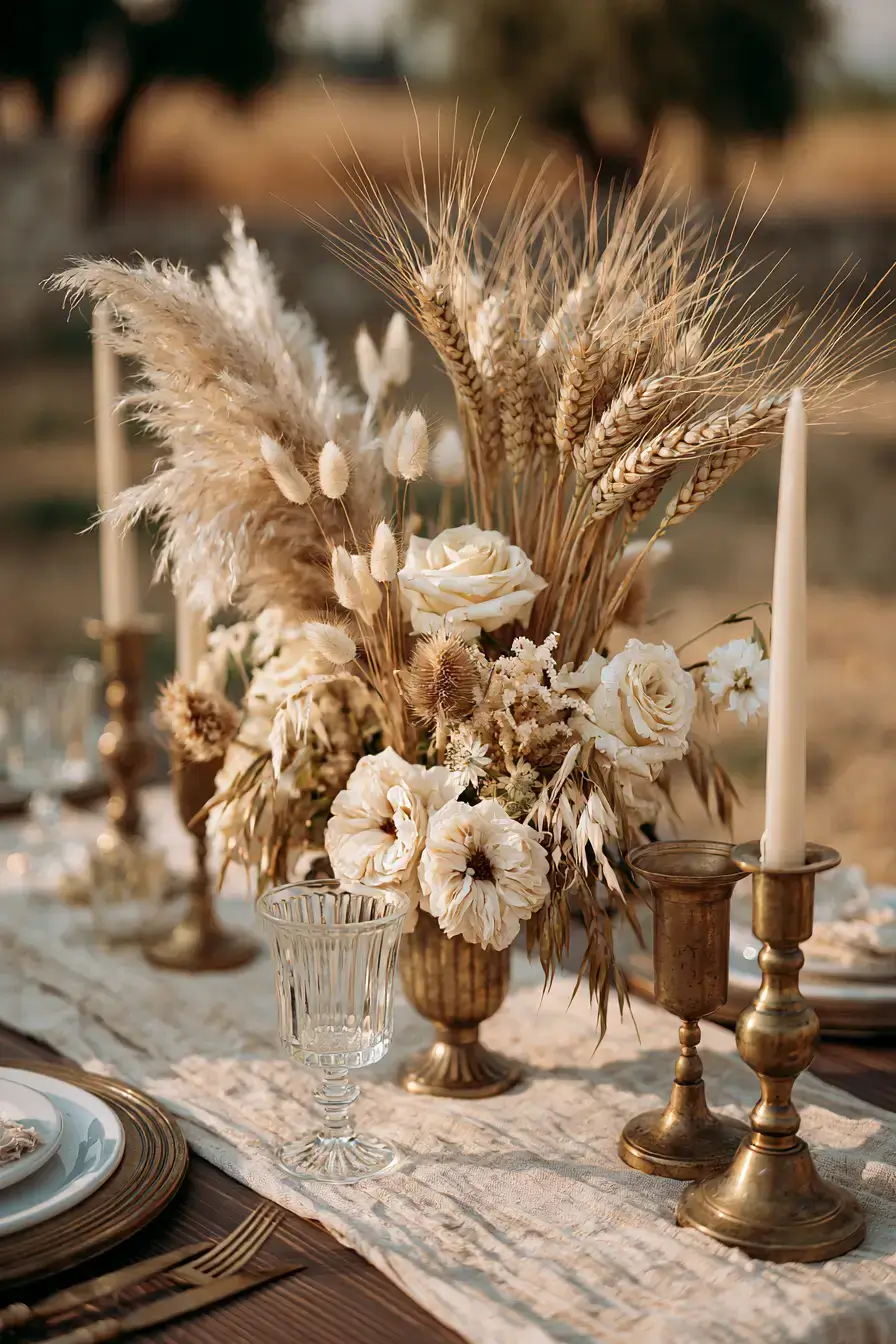 27 Beautiful Fall Wedding Centerpieces for a Cozy Autumn Celebration