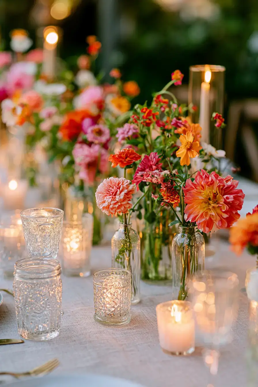 27 Simple Yet Elegant Bud Vase Wedding Centerpiece Ideas