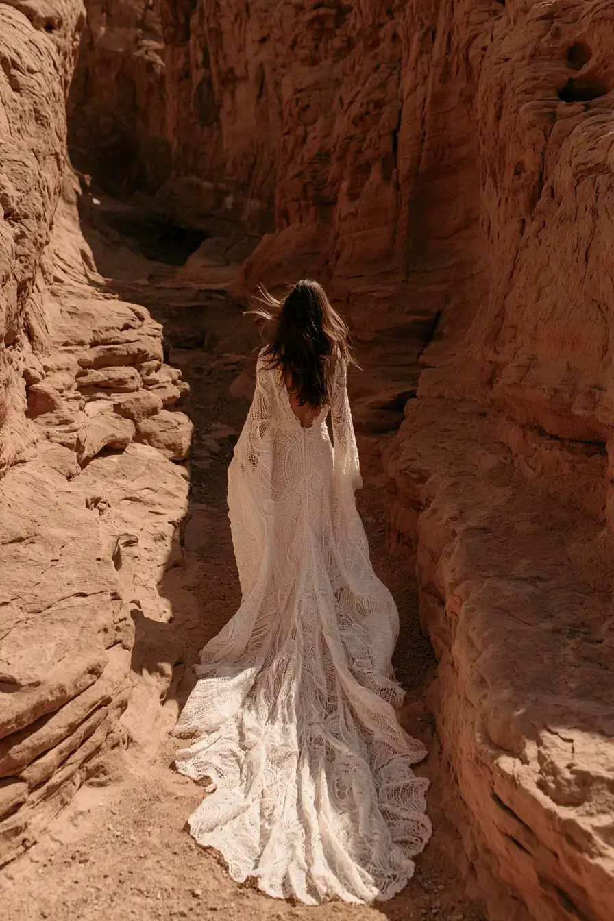 27 Chic Boho Wedding Dress Ideas for a Romantic Wedding