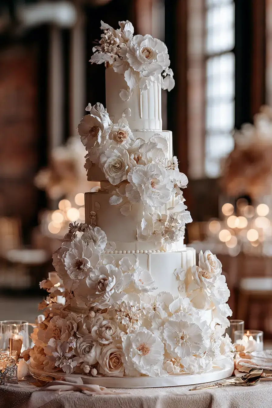 27 Chic 4 Tier Wedding Cake Ideas to Inspire Your Wedding Dessert