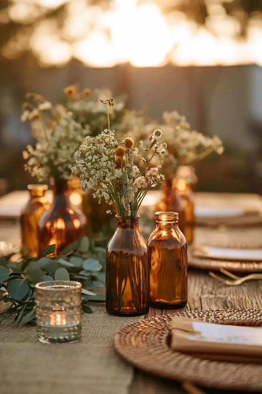 27 Simple Yet Elegant Bud Vase Wedding Centerpiece Ideas