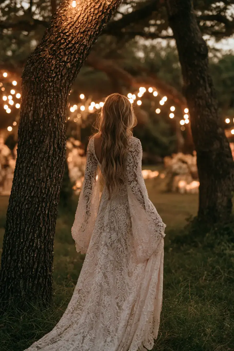 27 Chic Boho Wedding Dress Ideas for a Romantic Wedding