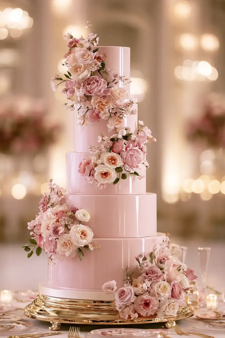 27 Chic 4 Tier Wedding Cake Ideas to Inspire Your Wedding Dessert