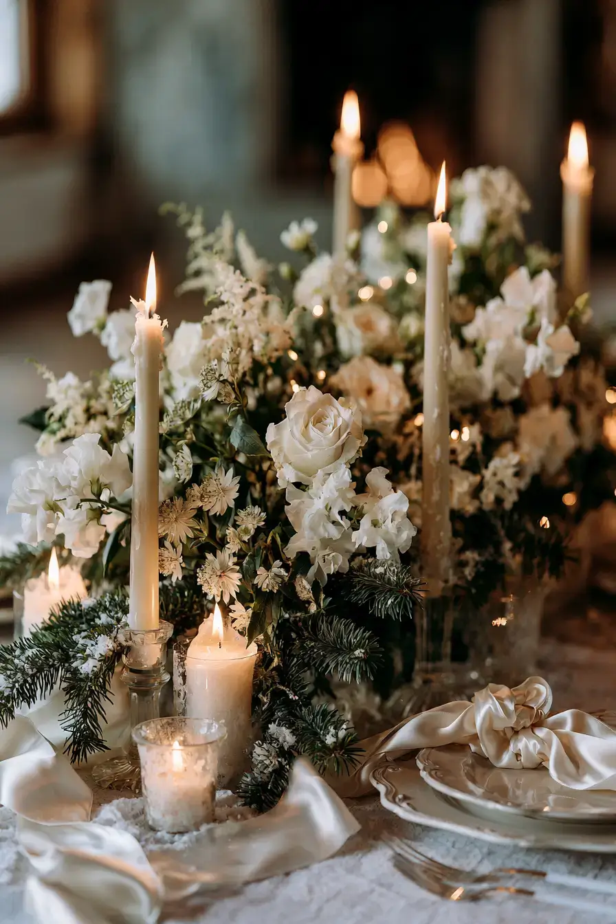 27 Breathtaking Christmas Wedding Centerpieces to Inspire Your Dream Wedding